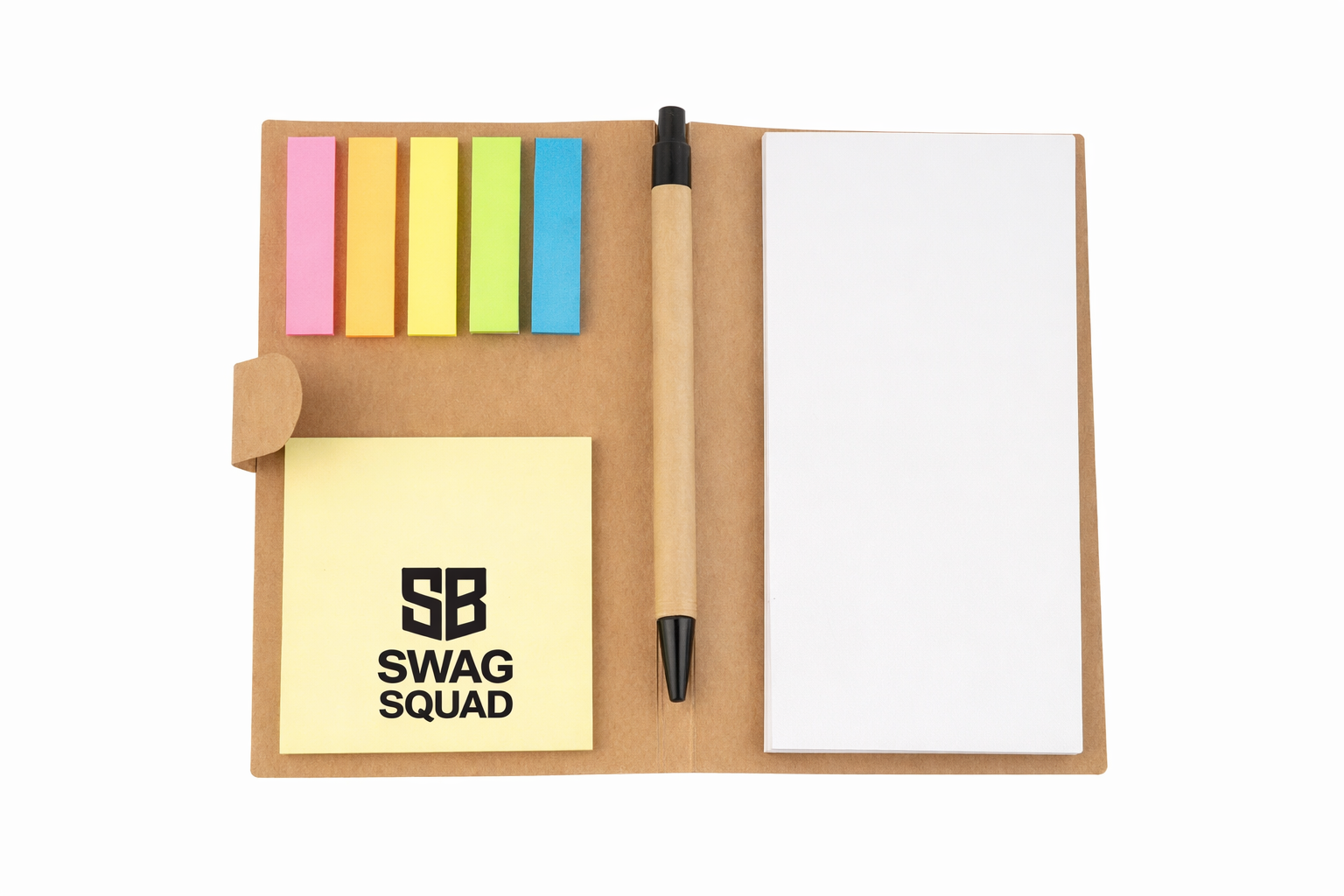 Eco Sticky Notes Notebook Set – Organized, Practical & Brand-Ready